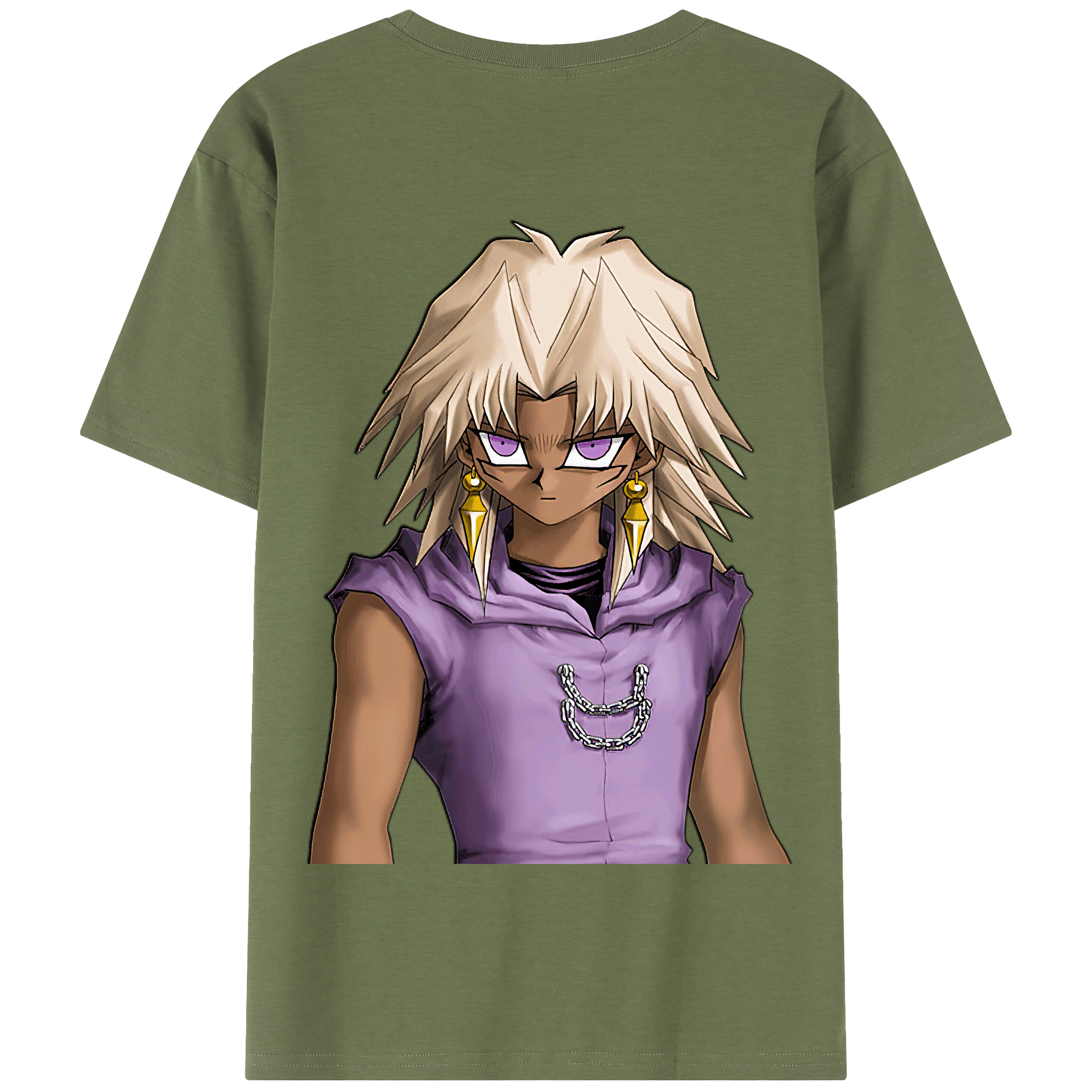 （画像用） 遊☆戯☆王 Yu-Gi-Oh! 綿100％半袖Tシャツ（背面プリント）